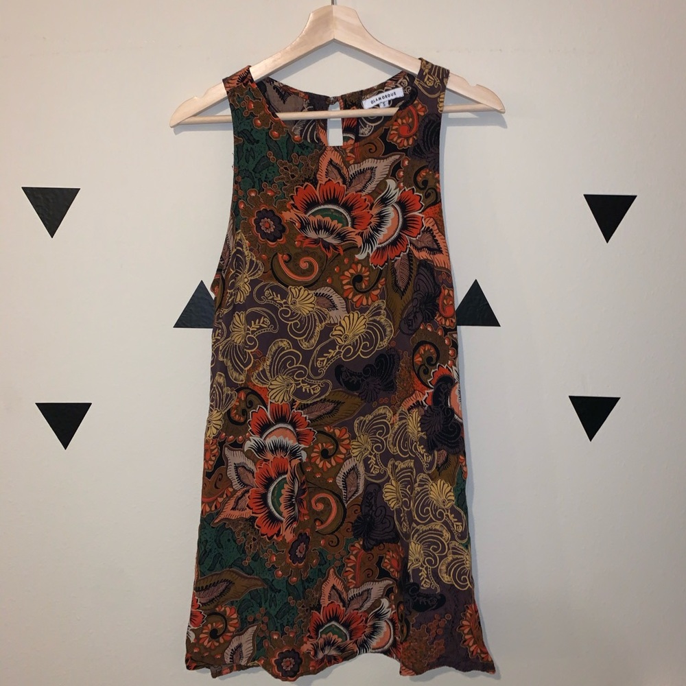 Mini Vintage-Style Swing Dress S